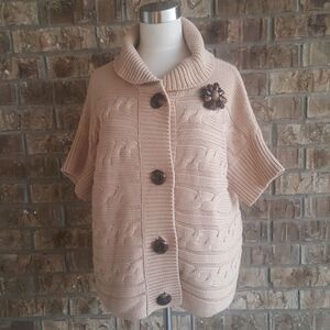 ‎TALBOT'S Cable Knit Sweater- Size Medium